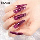 Rosalind Soft Cat Eye Poly Single Nail Gel 15ML 3 Fashion Colors Quick Builder Extension