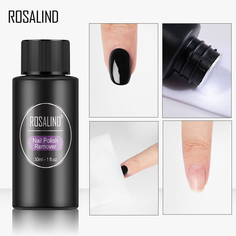 ROSALIND Remover Only For Nail Polish Remover Lint-Free Wipes Nail Clip Degreaser Art Tool For Manicure Nail Cleaner