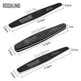 ROSALIND Sanding Nail Files Grinding Buffer Pedicure Manicure Polish Beauty Tools Nail Care Professional Nail Files