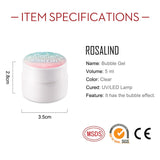 ROSALIND Bubble Gel Varnish Set Blossm Water Painting Gel Nail Polish Hybrid Lacquer Top Base For Nail Art Manicure Kit