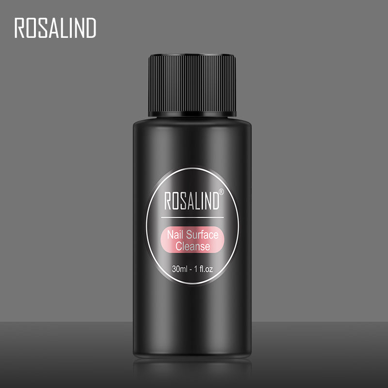 ROSALIND Nail Surface Cleanser Gel Nail Polish Remover Liquid Cleanser Nail Art Remover Tool