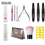 ROSALIND Gel Nail Polish Kits For Manicure Nails Art UV Gel Need Base Top Coat Vernis Semi permanent Nail Polish 15ML