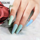 ROSALIND Mini Set 6PCS Soak Off Gel Polish Bright For Nail Art Design LED/UV Lamp