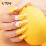 ROSALIND Mini Set 4PCS Soak Off Gel Polish Bright For Nail Art Design LED/UV Lamp