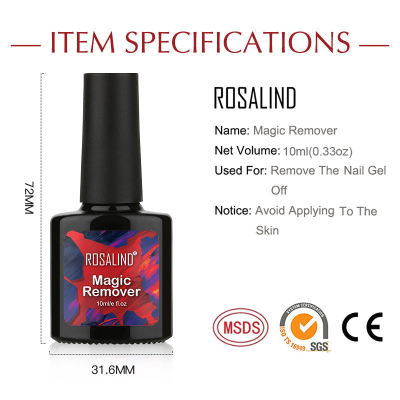 ROSALIND Gel Nail Polish Kit For Manicure Nails Art UV Gel Need Base Top Coat Vernis Semi permanent Nail Polish