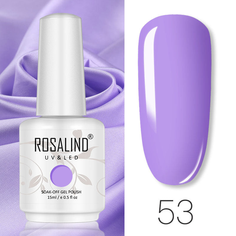 ROSALIND 58 colors 15ml Soak Off Gel Polish Bright For Nail Art Design LED/UV Lamp