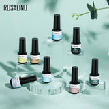 ROSALIND 2PCS/Set Soak Off Gel Polish Bright For Nail Art Design LED/UV Lamp SKU FA24