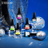 ROSALIND 15ml Soak Off Neon Luminous Gel Polish Bright For Nail Art Design LED/UV Lamp