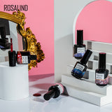 ROSALIND Gel Nail Polish 2Pcs/Set For Manicure Nails Art UV Gel Need Base Top Coat Vernis Semi permanent Nail Polish 15ML