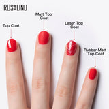 ROSALIND Top Coat Gel Polish Bright For Nail Art Design LED/UV Lamp