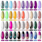 ROSALIND 40PCS/Set Soak Off Gel Polish Bright For Nail Art Design LED/UV Lamp