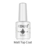 ROSALIND 15ml Matt Top Coat Bright For Nail Art Design LED/UV Lamp
