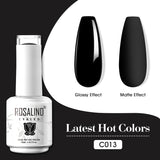 ROSALIND 40 colors 15ml Soak Off Gel Polish Bright For Nail Art Design LED/UV Lamp