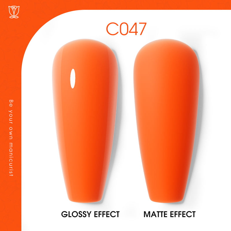 ROSALIND 8 colors Yellow Orange Series 7ml Soak Off Gel Polish Bright For Nail Art Design LED/UV Lamp