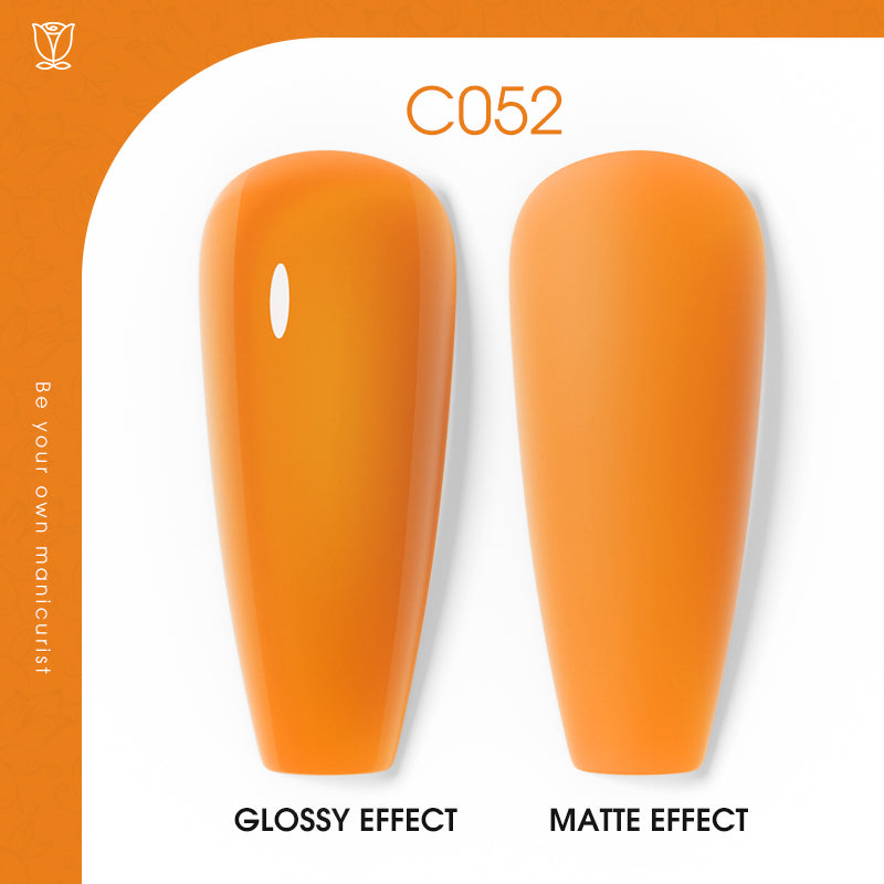 ROSALIND 8 colors Yellow Orange Series 7ml Soak Off Gel Polish Bright For Nail Art Design LED/UV Lamp