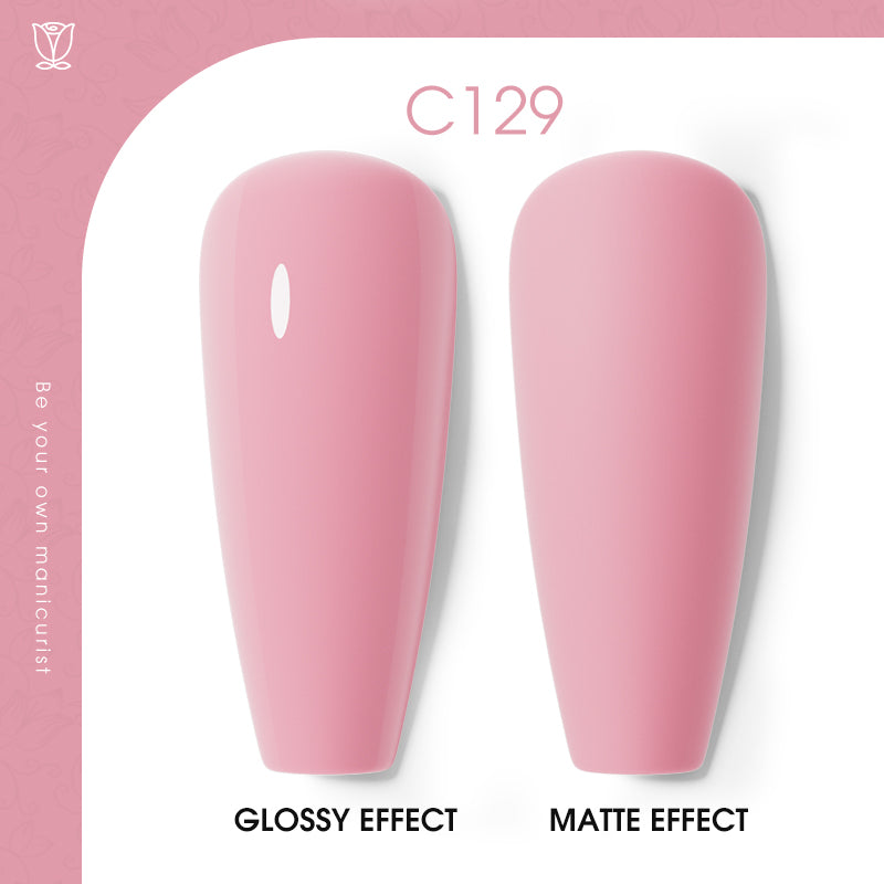 ROSALIND 16 Pink Series Colors 7ml Soak Off Gel Polish Bright For Nail Art Design LED/UV Lamp