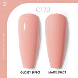 ROSALIND 12 colors Nude Pink Series Soak Off Gel Polish Bright For Nail Art Design LED/UV Lamp