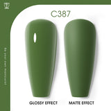 ROSALIND 8 colors Green Series 7ml Soak Off Gel Polish Bright For Nail Art Design LED/UV Lamp