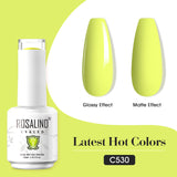 ROSALIND 40 colors 15ml Soak Off Gel Polish Bright For Nail Art Design LED/UV Lamp