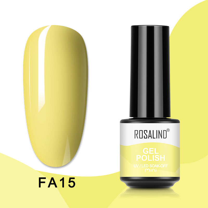 ROSALIND 80 Colors Mini Soak Off Gel Polish Bright For Nail Art Design LED/UV Lamp SKU FA15