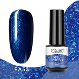 ROSALIND 80 Colors Mini Soak Off Gel Polish Bright For Nail Art Design LED/UV Lamp SKU FA53