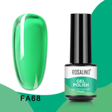 ROSALIND 80 Colors Mini Soak Off Gel Polish Bright For Nail Art Design LED/UV Lamp SKU FA68