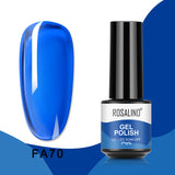 ROSALIND 80 Colors Mini Soak Off Gel Polish Bright For Nail Art Design LED/UV Lamp SKU FA70