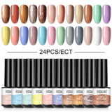 24PCS Set Mini For Nail Art Design LED/UV Lamp