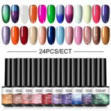 24PCS Set Mini For Nail Art Design LED/UV Lamp