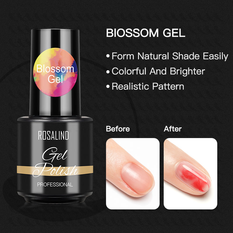 ROSALIND Gel Polish Blossom Gel Soak Off UV/LED Lamp Keep Your Nails Bright And Shiny For A Long Time