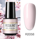 ROSALIND 80 colors 5ml Soak Off Gel Polish Bright For Nail Art Design LED/UV Lamp