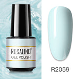 ROSALIND 80 colors 5ml Soak Off Gel Polish Bright For Nail Art Design LED/UV Lamp
