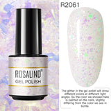 ROSALIND 80 colors 5ml Soak Off Gel Polish Bright For Nail Art Design LED/UV Lamp