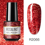 ROSALIND 80 colors 5ml Soak Off Gel Polish Bright For Nail Art Design LED/UV Lamp