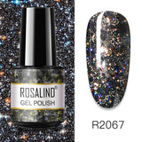 ROSALIND 80 colors 5ml Soak Off Gel Polish Bright For Nail Art Design LED/UV Lamp