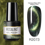 ROSALIND 80 colors 5ml Soak Off Gel Polish Bright For Nail Art Design LED/UV Lamp