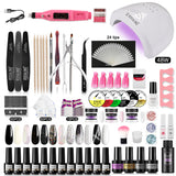 ROSALIND Gel Polish Acrylic Powder Nail Art Design LED/UV Lamp Grinding Tool Set