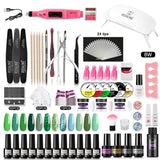 ROSALIND Gel Polish Acrylic Powder Nail Art Design LED/UV Lamp Grinding Tool Set