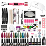 ROSALIND Gel Polish Acrylic Powder Nail Art Design LED/UV Lamp Grinding Tool Set