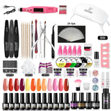 ROSALIND Gel Polish Acrylic Powder Nail Art Design LED/UV Lamp Grinding Tool Set