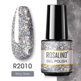 ROSALIND 57 colors 5ml Soak Off Gel Polish Bright For Nail Art Design LED/UV Lamp