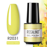 ROSALIND 57 colors 5ml Soak Off Gel Polish Bright For Nail Art Design LED/UV Lamp