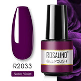 ROSALIND 57 colors 5ml Soak Off Gel Polish Bright For Nail Art Design LED/UV Lamp