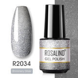 ROSALIND 57 colors 5ml Soak Off Gel Polish Bright For Nail Art Design LED/UV Lamp