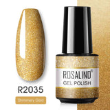 ROSALIND 57 colors 5ml Soak Off Gel Polish Bright For Nail Art Design LED/UV Lamp