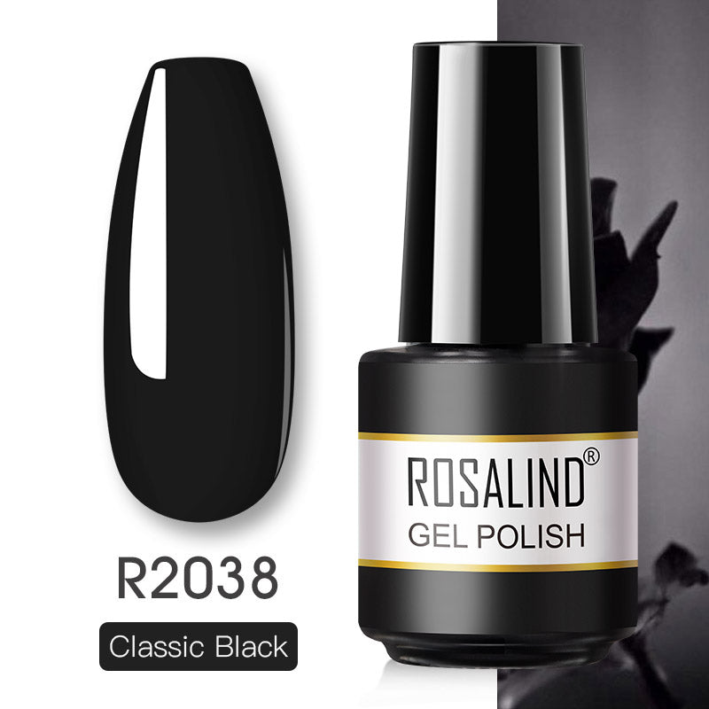 ROSALIND 57 colors 5ml Soak Off Gel Polish Bright For Nail Art Design LED/UV Lamp