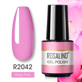 ROSALIND 57 colors 5ml Soak Off Gel Polish Bright For Nail Art Design LED/UV Lamp