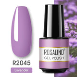 ROSALIND 57 colors 5ml Soak Off Gel Polish Bright For Nail Art Design LED/UV Lamp