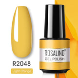 ROSALIND 57 colors 5ml Soak Off Gel Polish Bright For Nail Art Design LED/UV Lamp