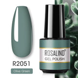 ROSALIND 57 colors 5ml Soak Off Gel Polish Bright For Nail Art Design LED/UV Lamp